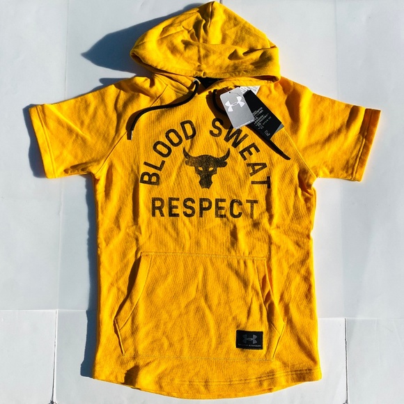 under armour yellow hoodie